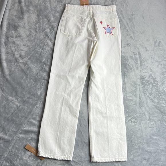 NWT Reformation Cynthia High Rise Straight Jeans Size 27 - Picture 14 of 16